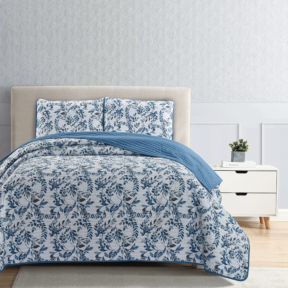 99.99% โพลีเอสเตอร์พิมพ์เตียงผ้าห่มผ้าห่ม 3 ชิ้นชุด 3 ชิ้น